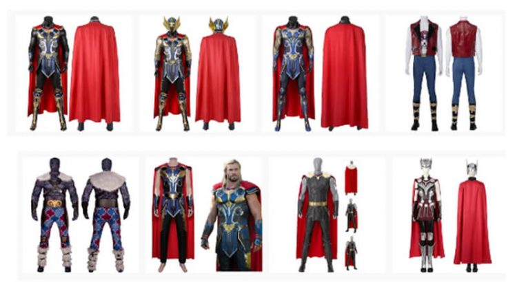 Thor: Love and Thunder Costumes